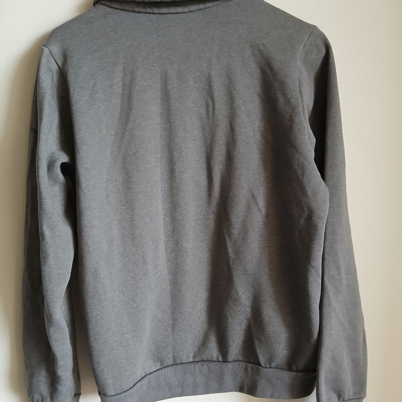Columbia Mens Gray Half Zip Mock Neck Pullover Sweatshirt Medium - Picture 10 of 10